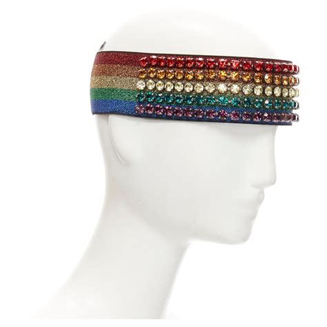 gucci hairband for women|gucci headband with rhinestones.